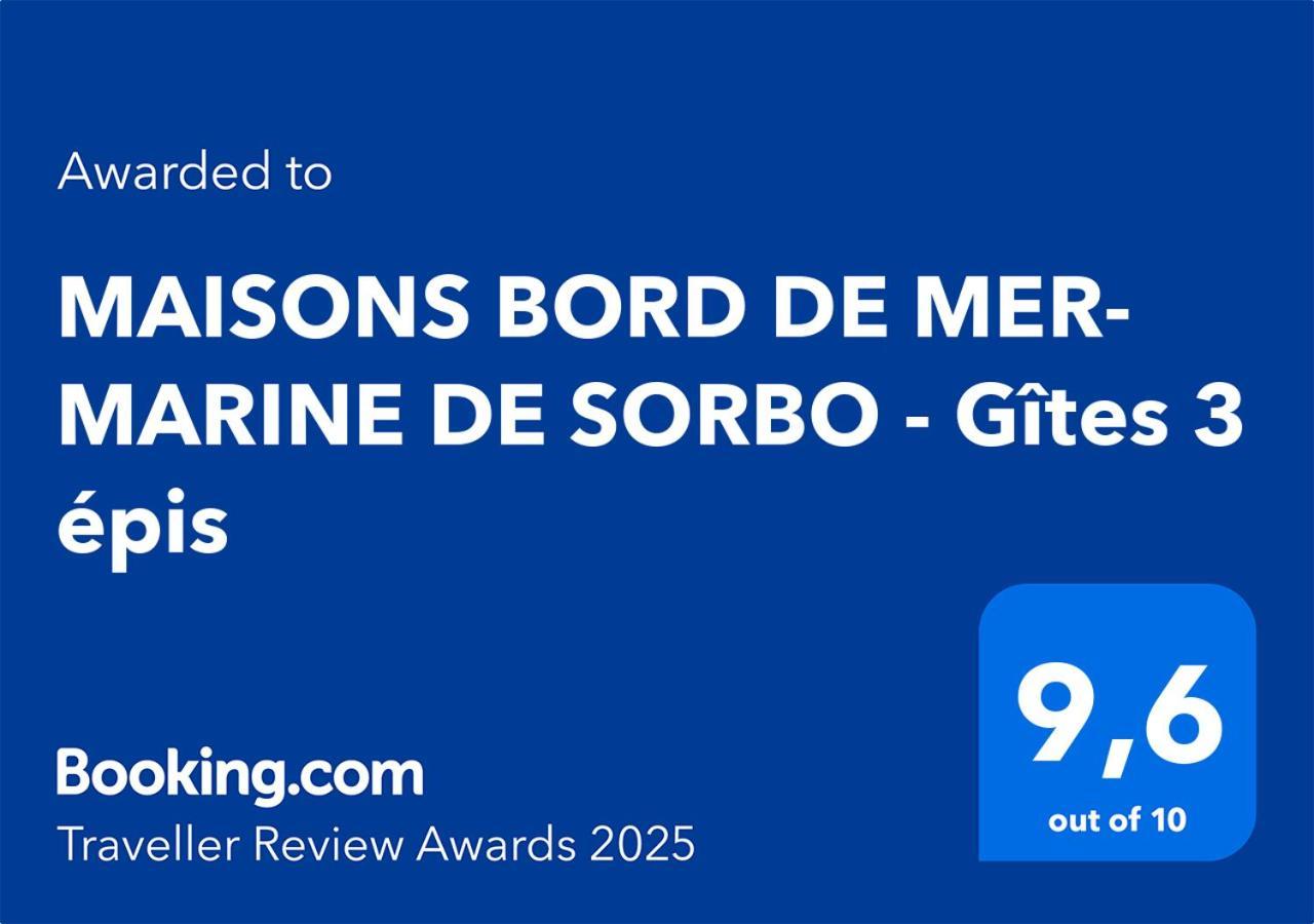 Maisons Bord De Mer- Marine De Sorbo - Gites 3 Epis Pinarellu Eksteriør bilde